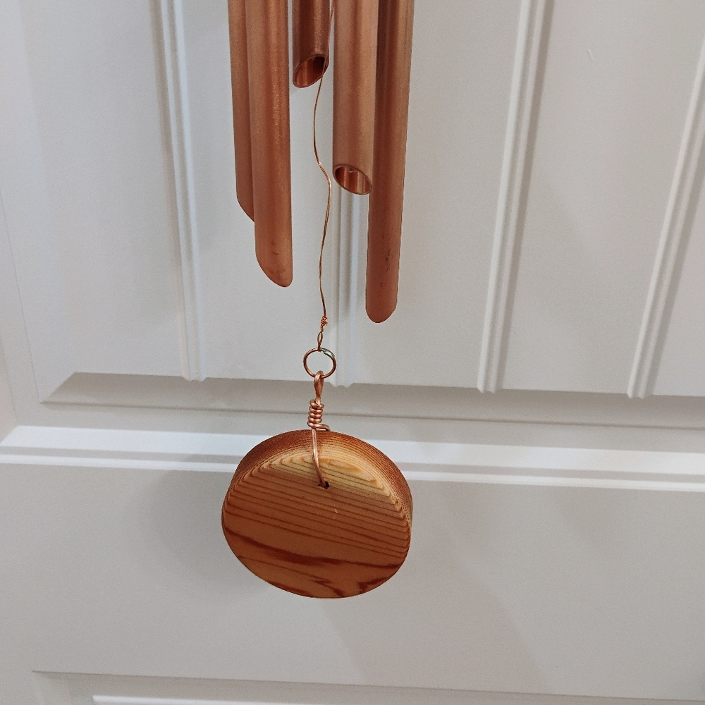 Copper Wind Chime Hanging Decor - Picture 4 of 10